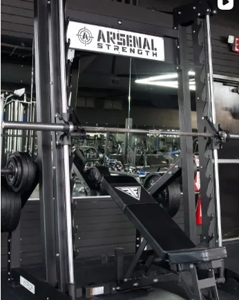 Arsenal Strength equipment and weights at Fuel Fortress